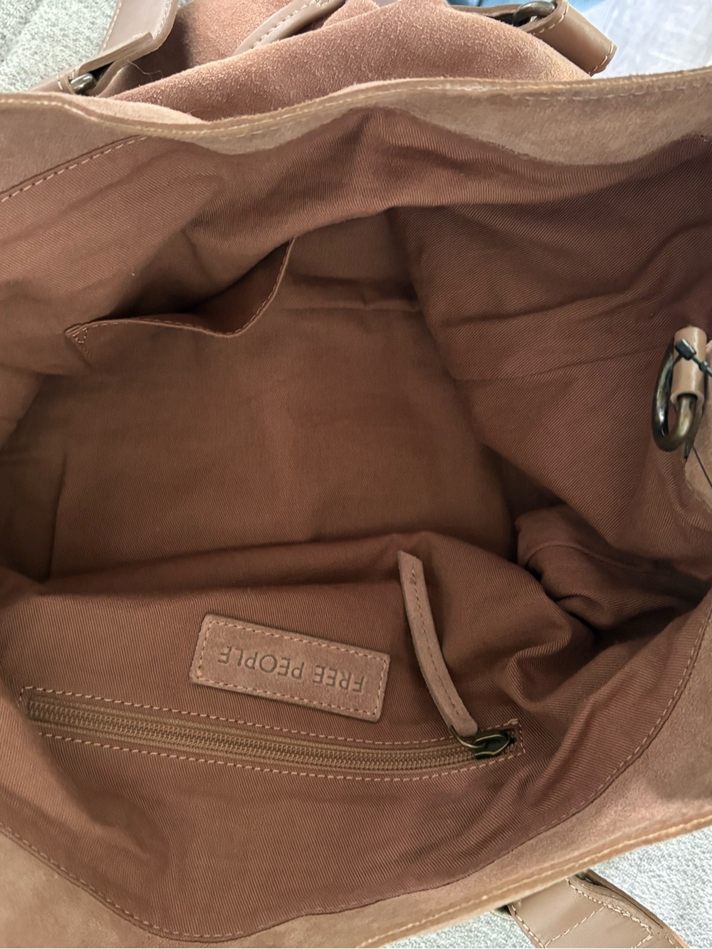 Free People Wild Thing Suede Tote - Picture 6 of 13